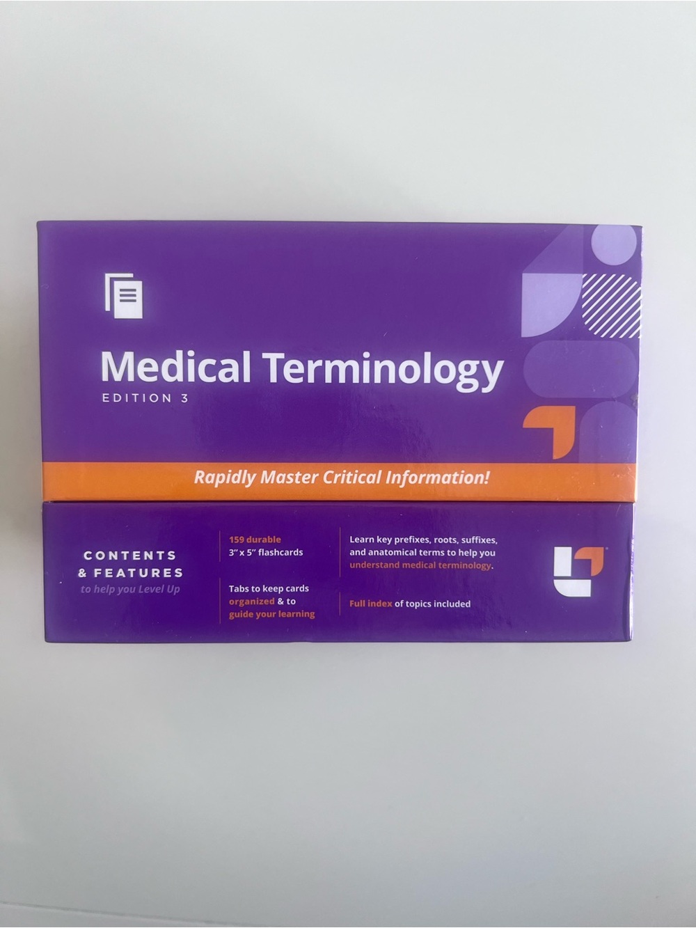 Medical Terminology Flashcards - Purple - Unbranded